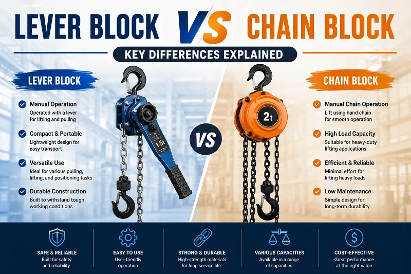 Lever Block vs Chain Block: Key Differences Explained